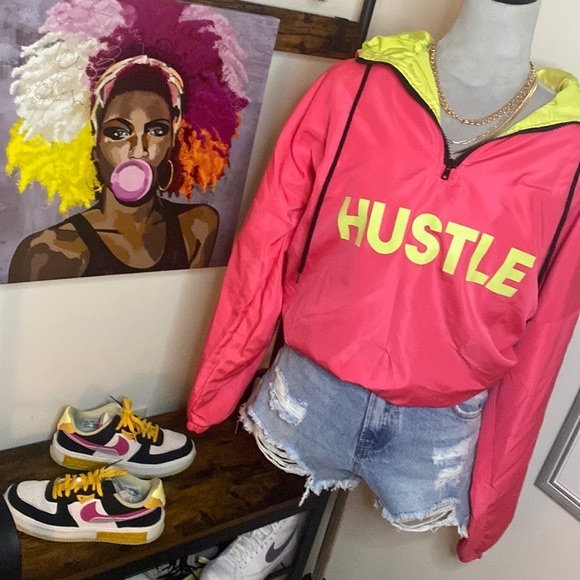 Stella Tweed Tops - 3/$50 • HUSTLE | Retro Windbreaker